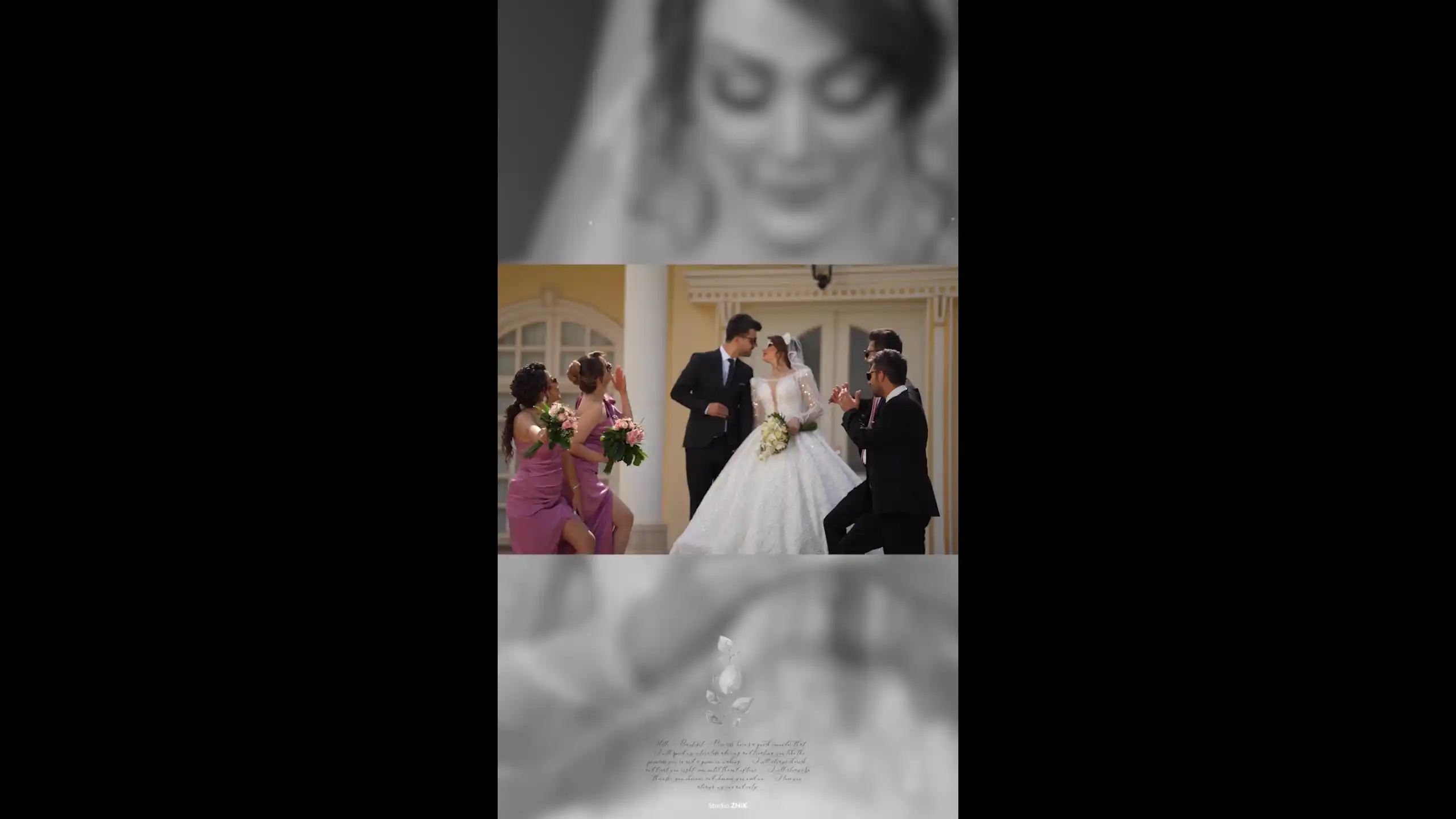 Vertical Wedding Moments